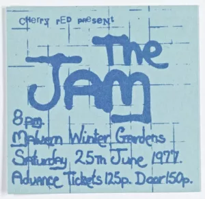 The Jam - ticket Cherry Red 1977
