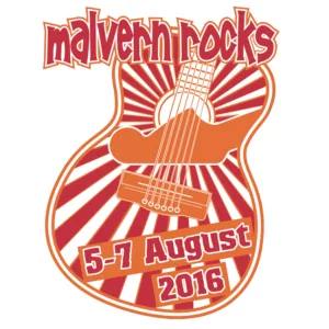 Malvern Rocks 2016 t-shirt design on white