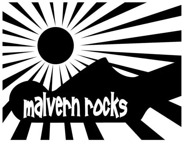 Malvern Rocks Classic t-shirt design